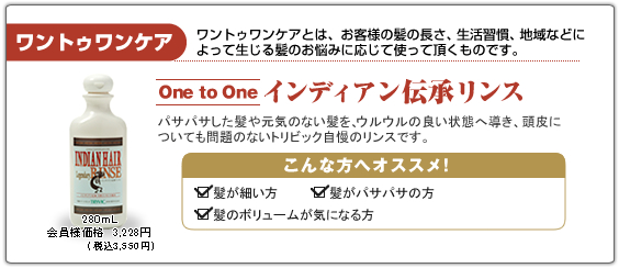 インディアン伝承シャンプー 280㎖ 2本セット トリビック エテモント